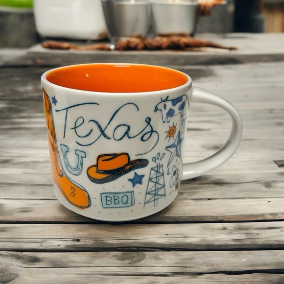 Starbucks Texas Howdy Been There 14oz Coffee Mug Collectible Lone Star New - Picture 14 of 14